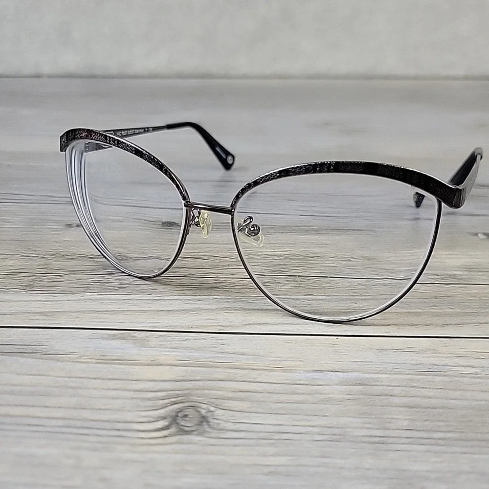 Coach HC 7027 L057 Catrice 9074/11 Dark Silver Eyeglasses Frames Only 56-15 135